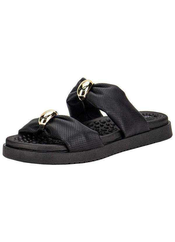 Vista 2 Tamanco Feminino Flat Modare 7178122 - Preto MODARE