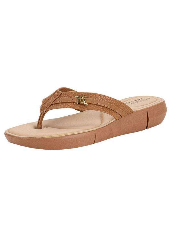 Vista 2 Tamanco Feminino Flat Modare 7199104 - Camel MODARE