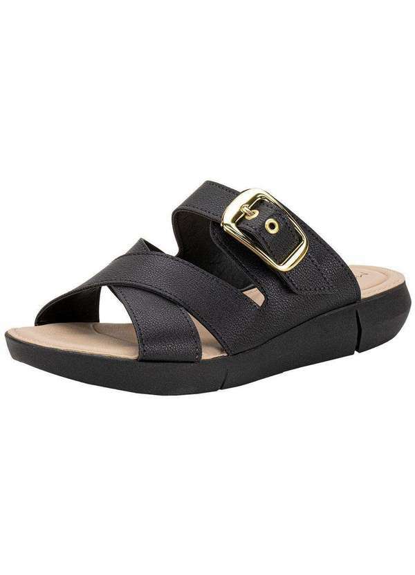 Vista 2 Tamanco Feminino Flat Modare 7199115 Preto MODARE