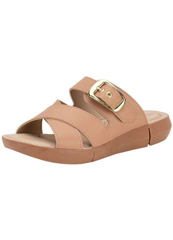 Vista 2 Tamanco Feminino Flat Modare 7199115 Salmão MODARE