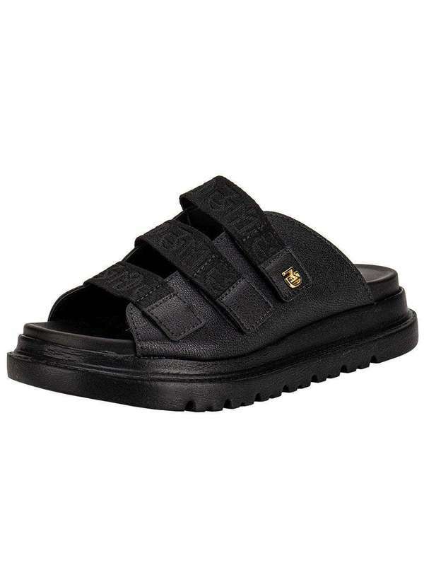 Vista 2 Tamanco Feminino Flat Modare 7200112 Preto MODARE