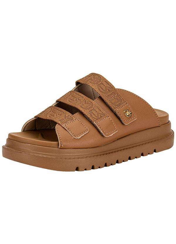Vista 2 Tamanco Feminino Flat Modare 7200112 Camel MODARE