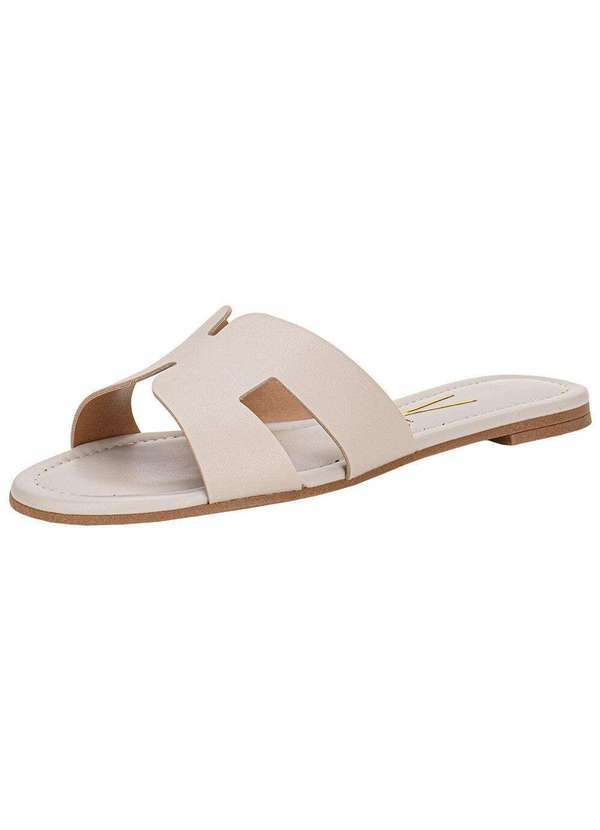 Vista 2 Tamanco Feminino Flat Vizzano 6371367 - Cinza VIZZANO