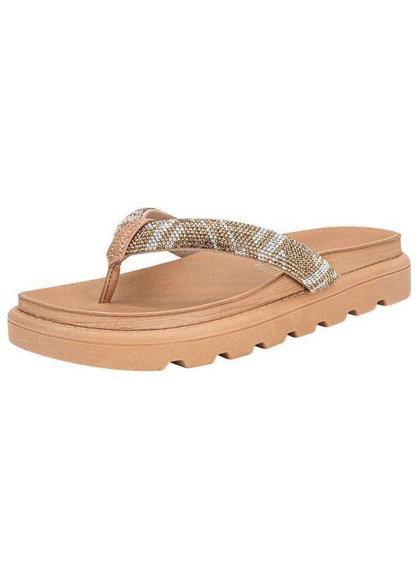 Vista 2 Tamanco Feminino Flat Vizzano 6459138 - Salmão VIZZANO