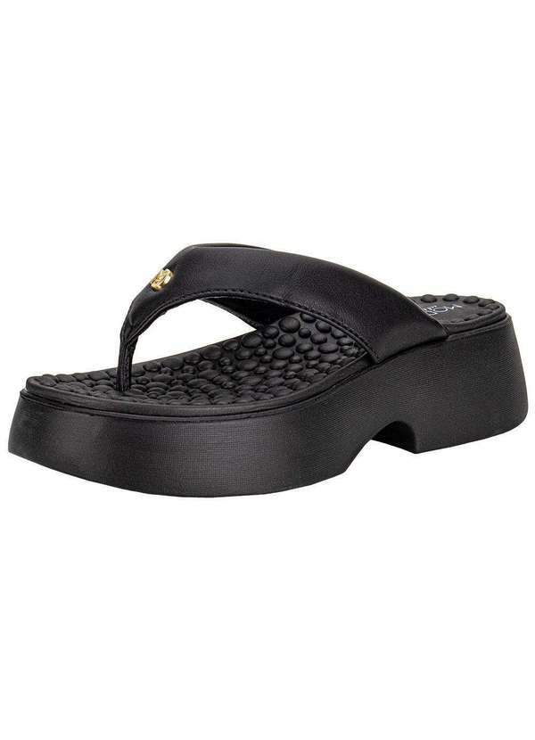 Vista 2 Tamanco Feminino Salto Grosso Modare 7210206 - Preto MODARE