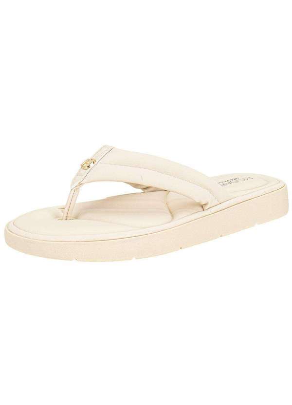 Vista 2 Tamanco Feminino Flat Modare 7208109 Marfim MODARE