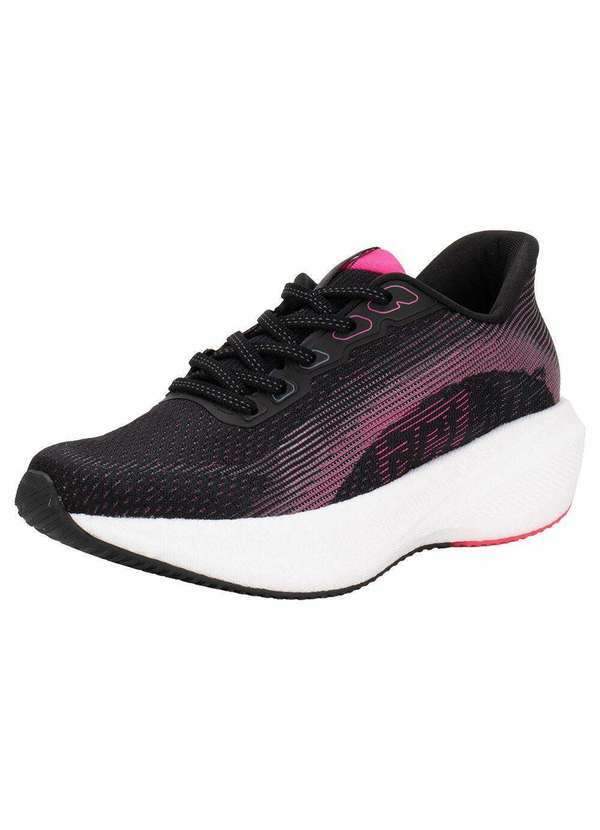 Vista 2 Tênis Feminino Actvitta 4849104 Preto/Rosa ACTVITTA