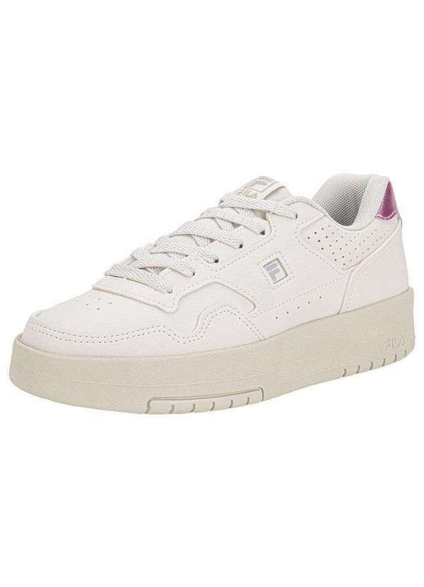Vista 2 Tênis Feminino Ardenza Fila F02l00285 Branco/Rosa