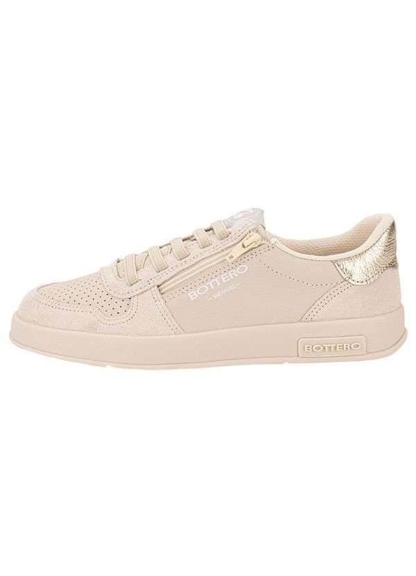 Tênis Feminino Casual Botsmash Bottero 364902 - Marfim