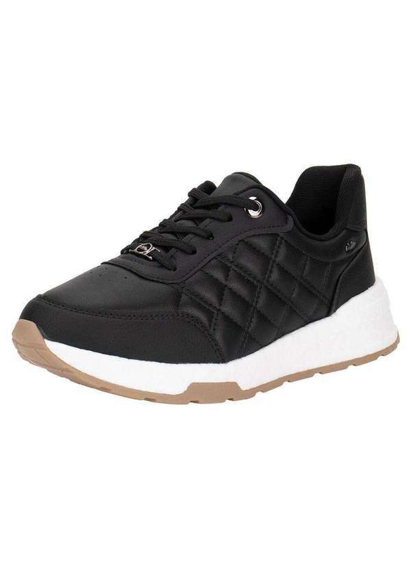 Vista 2 Tênis Feminino Casual Dakota D0714 - Preto Dakota