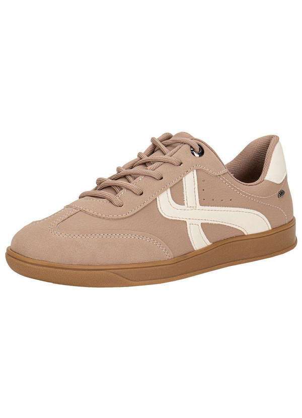 Vista 2 Tênis Feminino Casual Dakota D0841 - Taupe