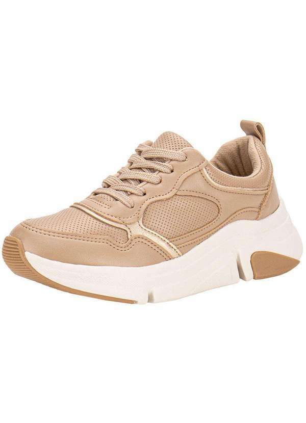 Vista 2 Tênis Feminino Casual Modare 7401103 Bege MODARE