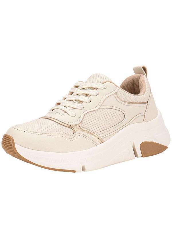 Vista 2 Tênis Feminino Casual Modare 7401103 Marfim MODARE