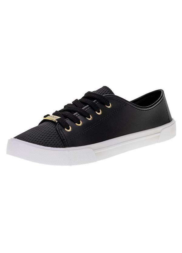 Vista 2 Tênis Feminino Casual Moleca 5296510 Preto