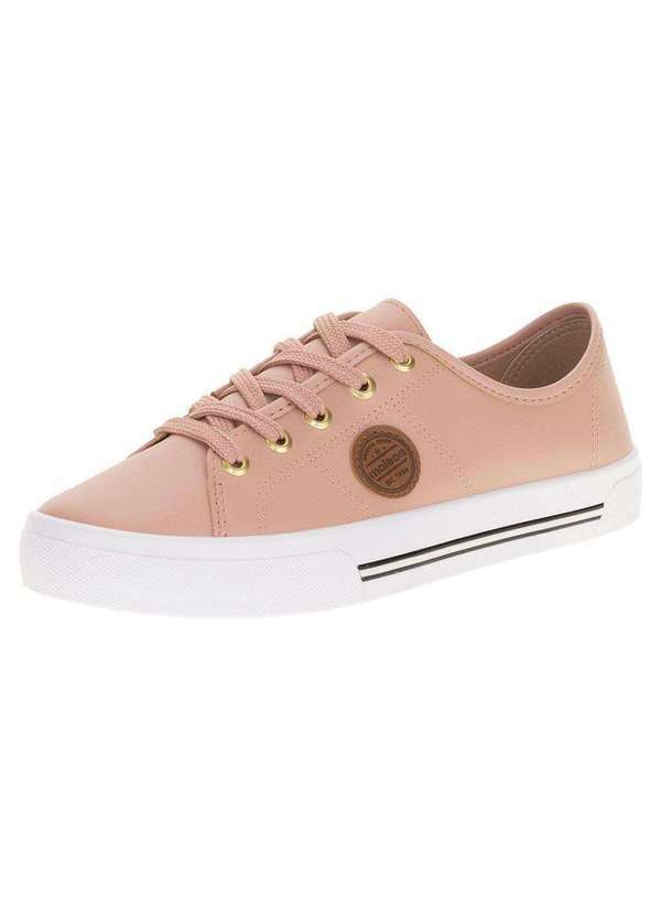 Vista 2 Tênis Feminino Casual Moleca - 5667302 - Rosa