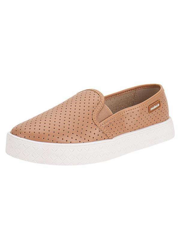 Vista 2 Tênis Feminino Casual Moleca 5712304 - Salmão MOLECA