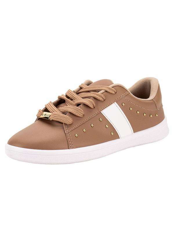 Vista 2 Tênis Feminino Casual Moleca 5797209 - Salmão