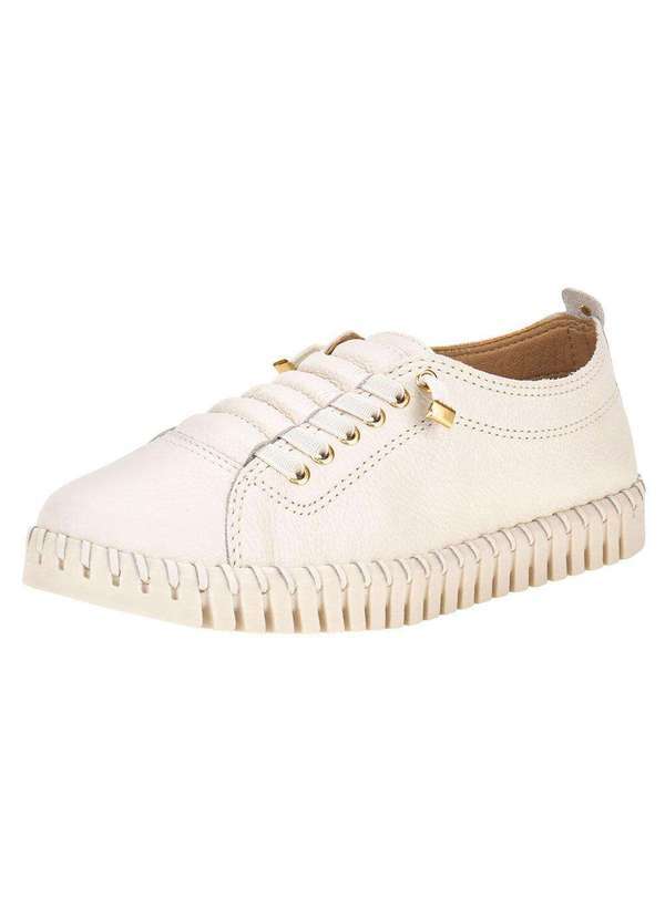 Vista 2 Tênis Feminino Casual Twister Bottero 354304 - Marfim