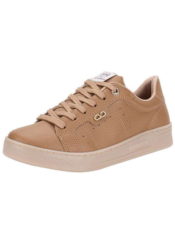 Vista 2 Tênis Feminino Casual Via Marte 020011 Caramelo VIA MARTE