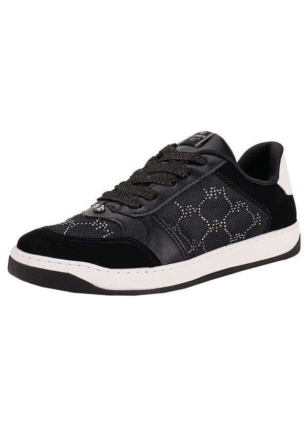 Vista 2 Tênis Feminino Casual Via Marte 220001 - Preto/Branco