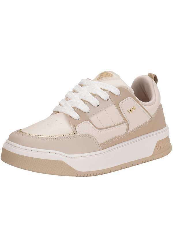 Vista 2 Tênis Feminino Casual Via Marte 232006 Bege/Branco VIA MARTE