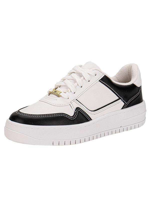 Vista 2 Tênis Feminino Casual Vizzano 1389120 - Preto/Branco VIZZANO