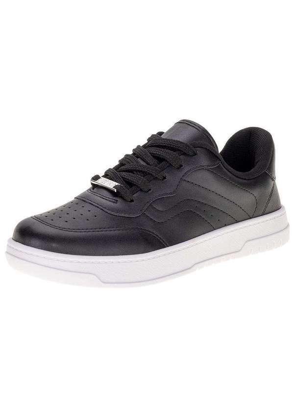 Vista 2 Tênis Feminino Casual Vizzano A0441419 - Preto/Branco