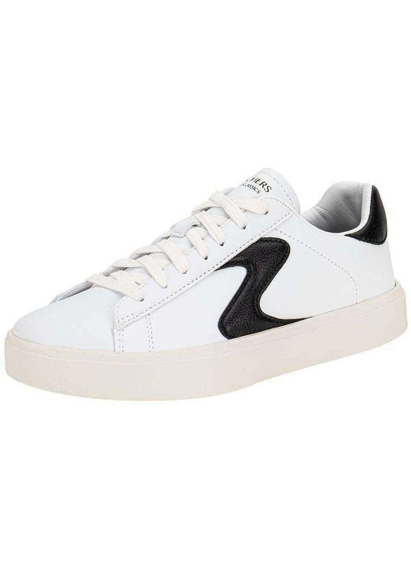 Vista 2 Tênis Feminino Eden Lx-Beaming Glory Skechers 185016 Branco/Preto
