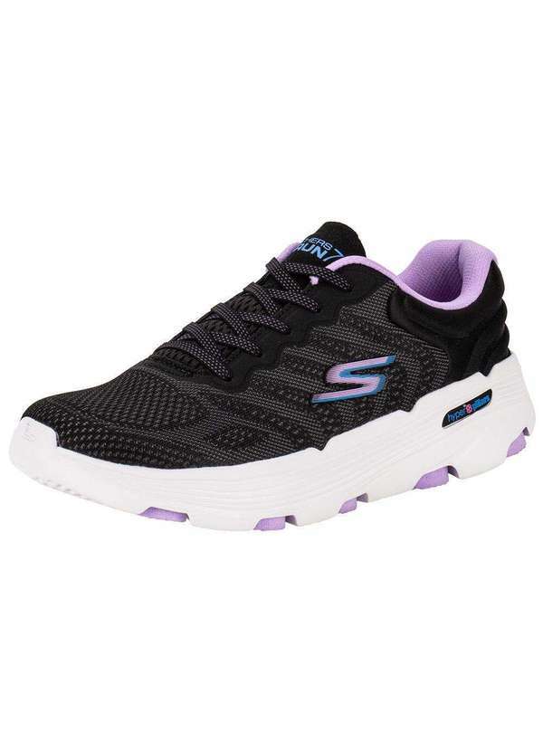 Vista 2 Tênis Feminino Go Run 7.0 Driven Skechers 129335 - Preto/Lilas