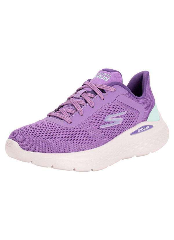 Tênis Feminino Go Run Lite Skechers 896313 - Roxo