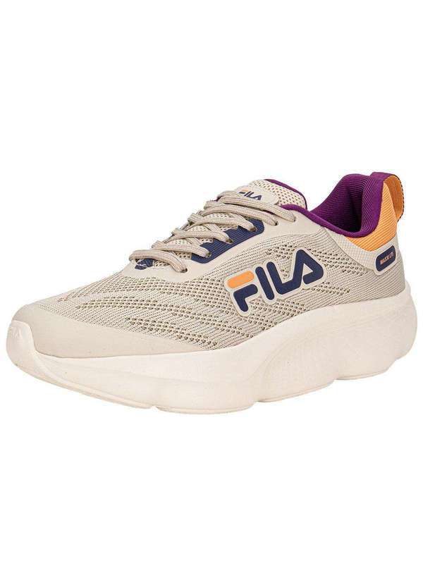 Vista 2 Tênis Feminino Maxxi Lite Fila F02tr00095 - Bege/Laranja