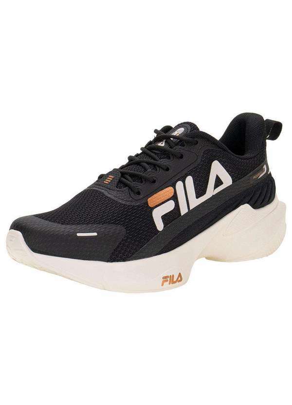 Vista 2 Tênis Feminino Progress Lite Fila F02tr00046 - Preto/Branco