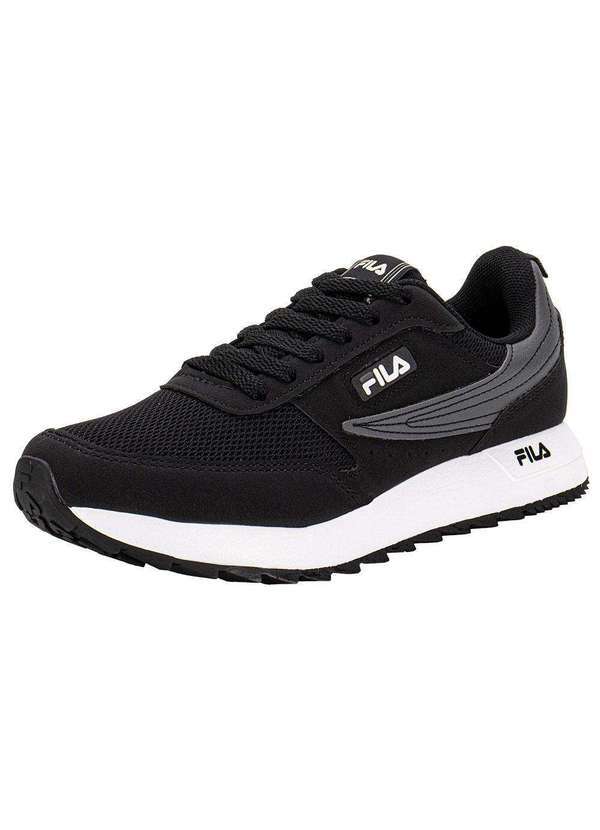 Vista 2 Tênis Feminino Retro Flag Fila F02l00206 Preto/Branco