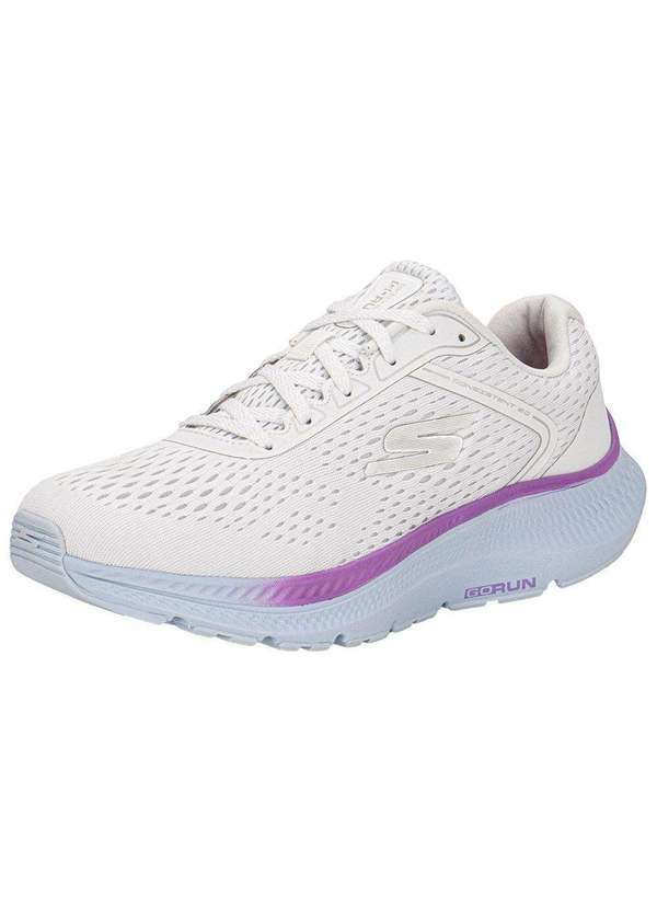 Vista 2 Tênis Feminino Run Consistent 2.0 Skechers 128607br - Branco/Azul