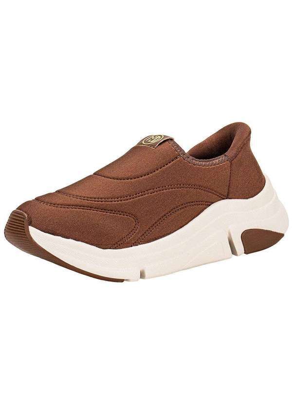 Vista 2 Tênis Feminino Slip On Modare 7401107 Chocolate MODARE