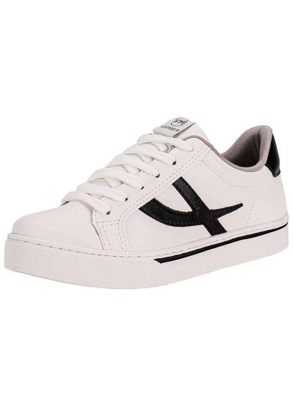 Vista 2 Tênis Feminino Via Marte 016012 Branco/Preto
