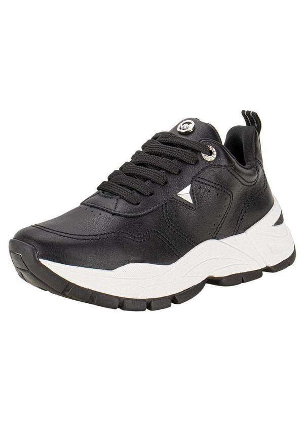 Vista 2 Tênis Feminino Via Marte 140003 - Preto