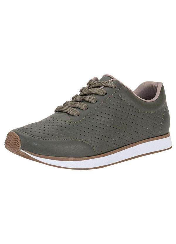 Vista 2 Tênis Feminino Via Marte 1716501 - Oliva VIA MARTE