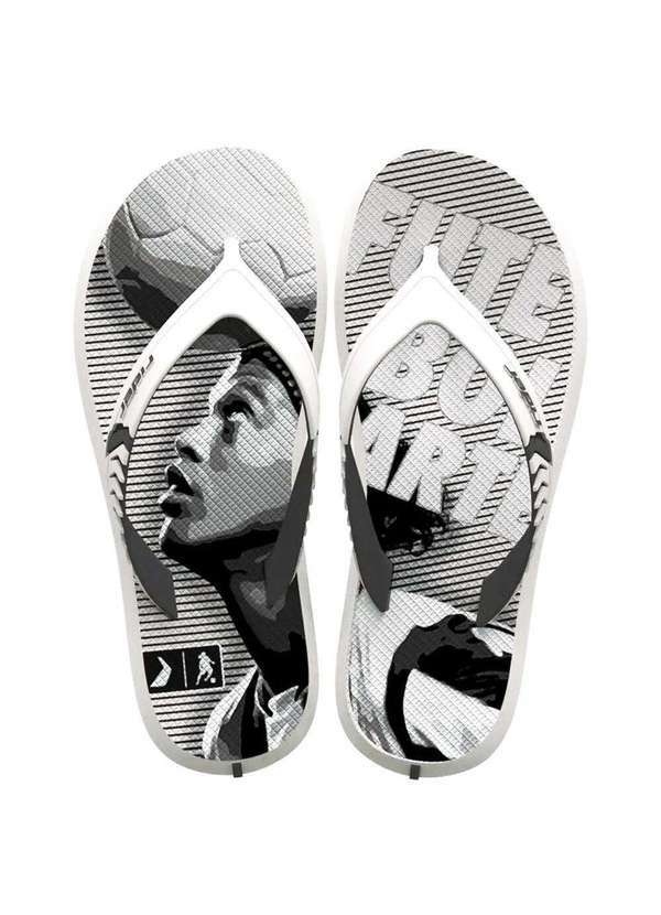 Vista 2 Chinelo Masculino R1 Prime R10 Rider 12559 Branco/Cinza