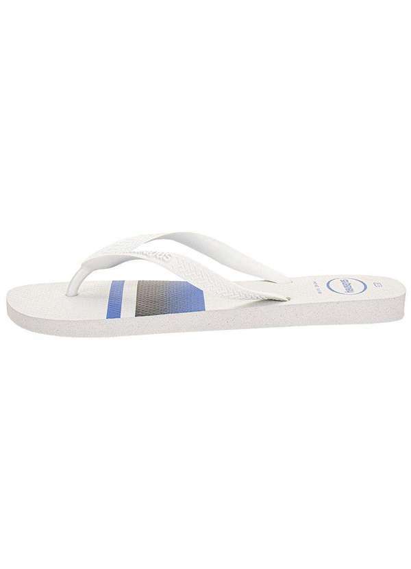 Vista 2 Chinelo Masculino Top Basic Havaianas Cl26 Branco/Azul