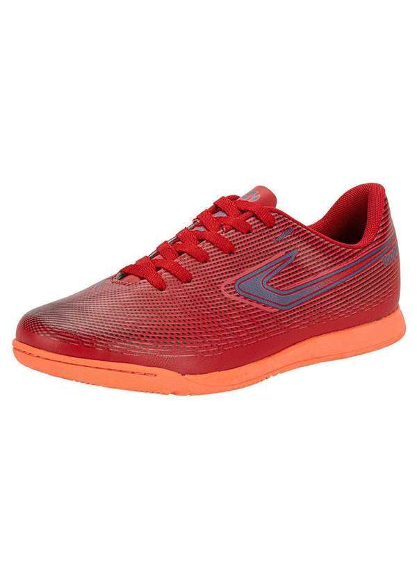 Vista 2 Chuteira Futsal Slick Vi Topper Tp05780004 - Vermelho Topper