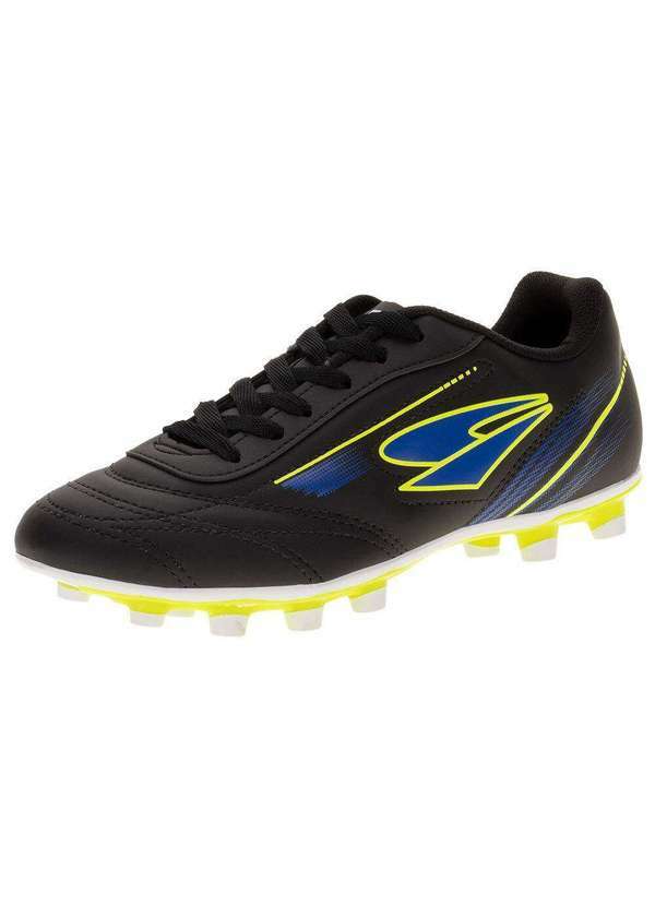 Vista 2 Chuteira Masculina Campo Foorcy Dray - 324 - Preto/Verde
