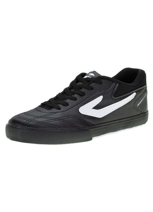 Vista 2 Chuteira Masculina Dominator Iii Topper - 4132751 - Preto/Branco 01 Topper