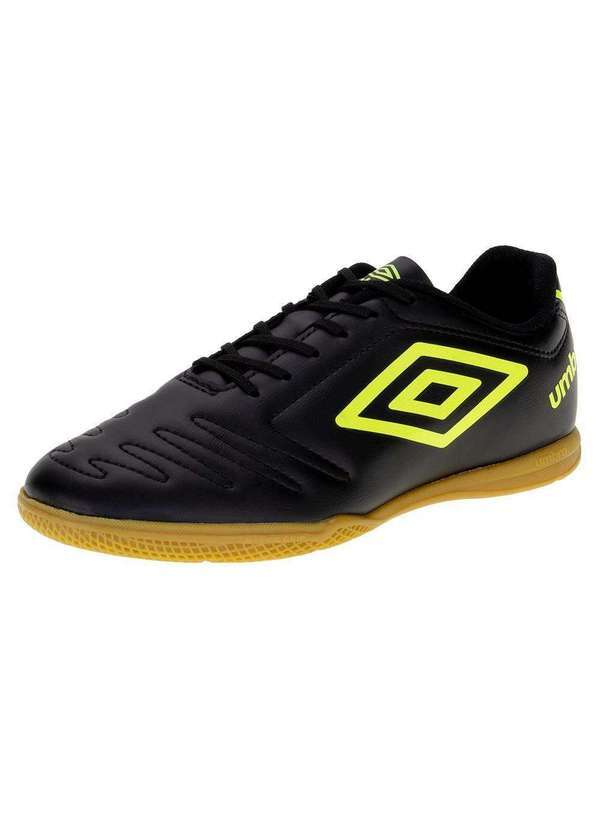 Vista 2 Chuteira Masculina Futsal Indoor Class Umbro - U01fb005013 - Preto/Verde Umbro