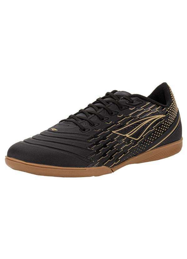 Vista 2 Chuteira Masculina Indoor Garra Y-2.0 Penalty 124277 - Preto/Bege Penalty
