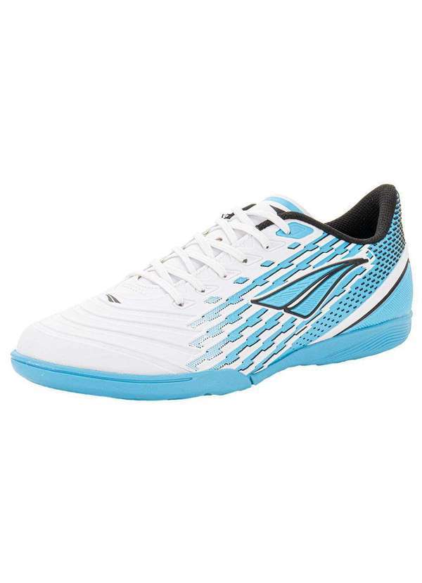 Vista 2 Chuteira Masculina Indoor Garra Y-2.0 Penalty 124277 - Branco/Azul