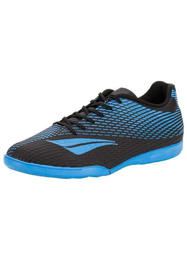 Vista 2 Chuteira Masculina Lider Xxi Penalty - 124219 - Preto/Azul Penalty