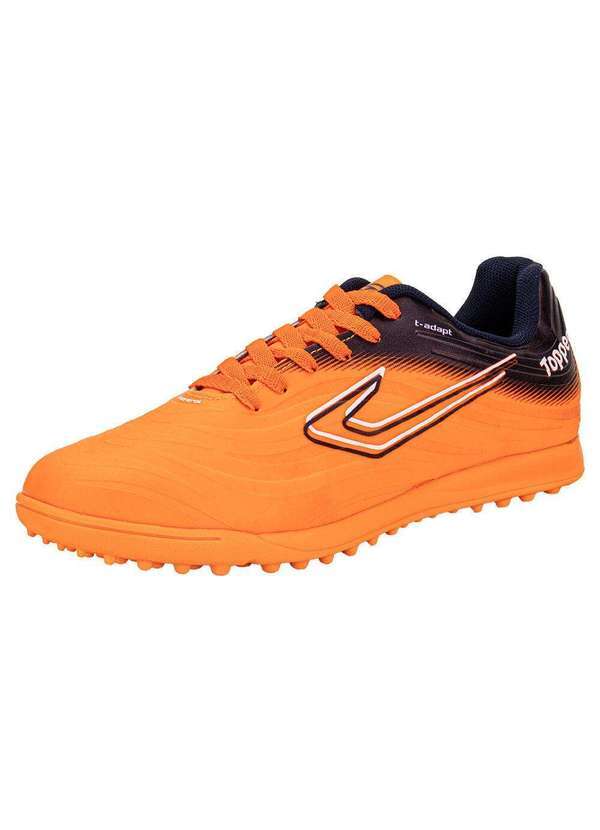 Vista 2 Chuteira Society Forza Iii Topper Tp0468 - Laranja Topper