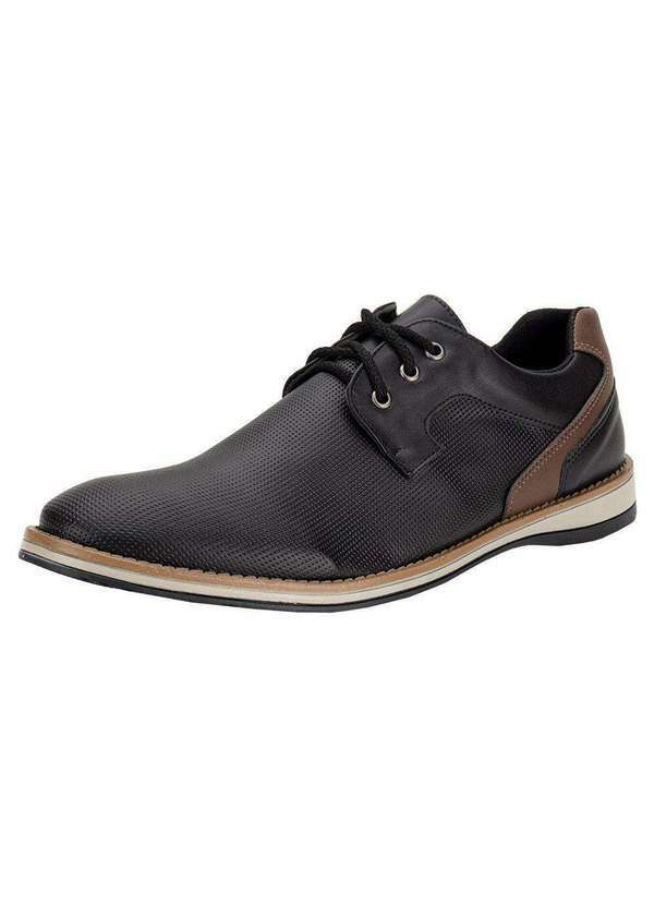 Vista 2 Sapato Masculino Bkarellus 1041 Preto