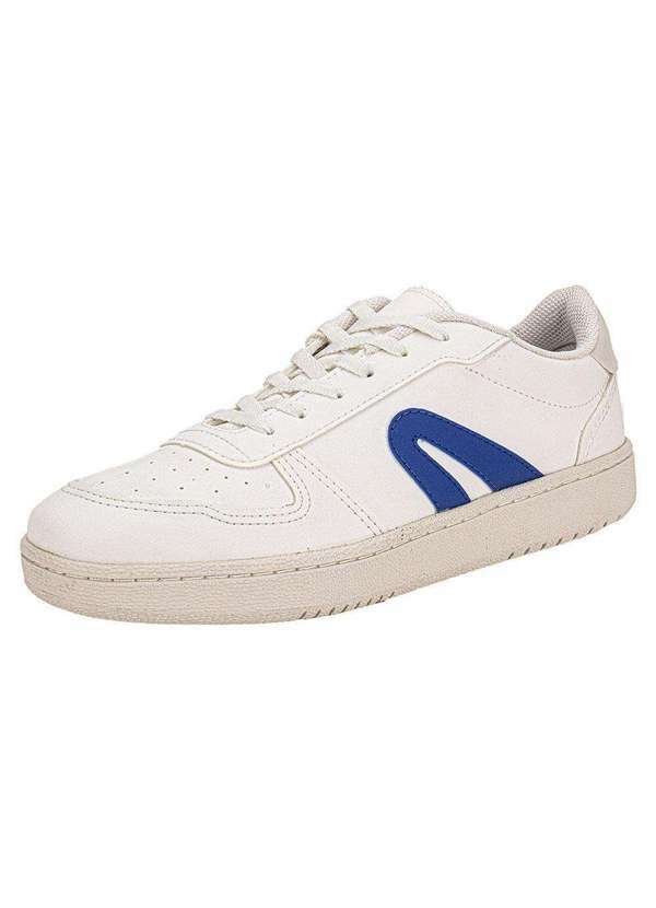 Vista 2 Tênis Casual Liberty Rainha Ra0244 - Branco/Azul Rainha